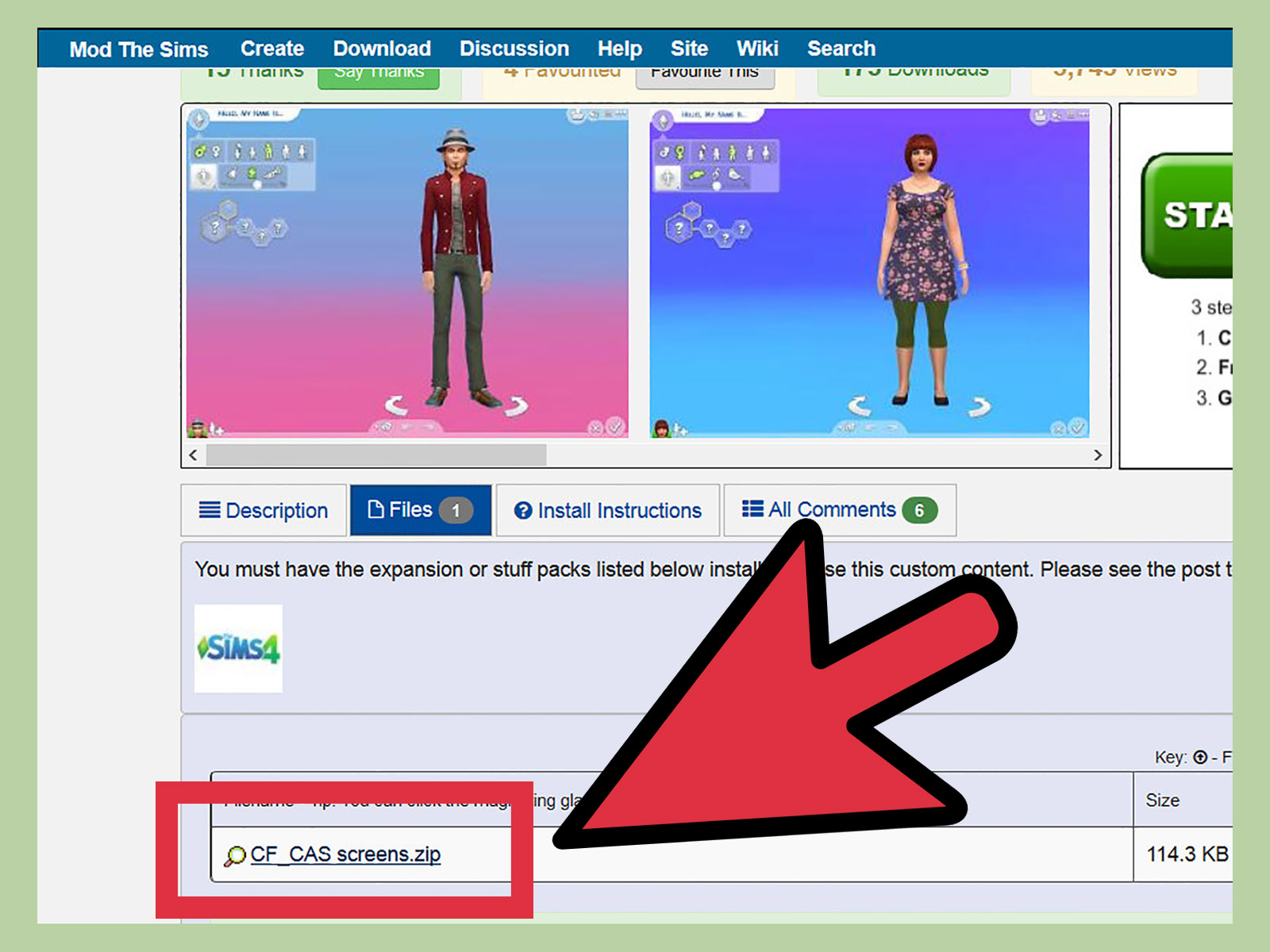 how to download someones sims 4 mod folder